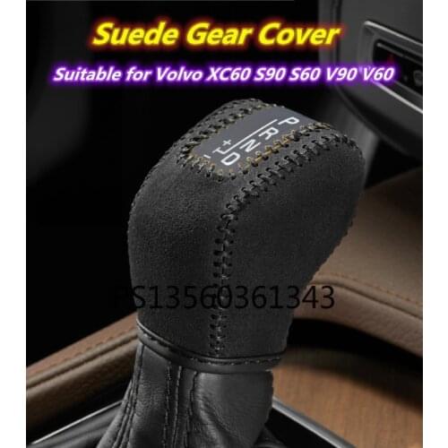Suitable for Volvo XC60 S90 S60 V90 V60 Suede Gear Cover