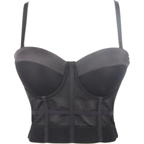 Women Push Up Wireless Bra Top Lady Plus Size Bralette Underwear Lingerie Breathable mesh Full Cup Corset Bustier New