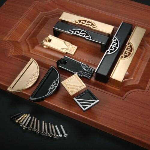 1Pc Antique Chinese Wardrobe Door Handle Furniture Cabinet Drawer Wood Cabinet Pull Handle Knob Furniture Hardware Home Decor
