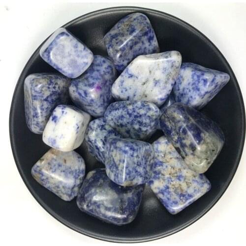 100g Natural Blue Point Stone Quartz Crystal Specimen Healing Stones Home Decor Stones and Crystals