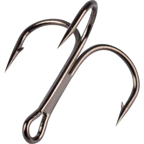 20Pcs High Quality Super Sharp Anchor Hook,Size #1-14# Sea Fishing Hooks Treble Hook Triple Hooks For Fishing Anzol De Pesca