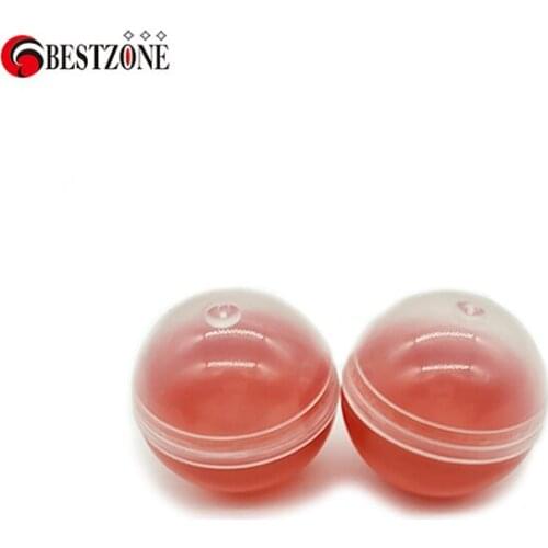 Free shipping 32mm toy capsules decoration Plastic Toy Capsule solid half color and half transparent