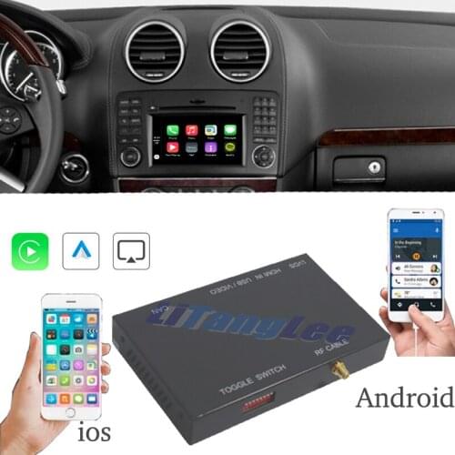 For Mercedes Benz GL MB X166 NTG Comand APS Car Camera Carplay Decoder Adapter Mirror Display Android Auto Play 360 BirdView