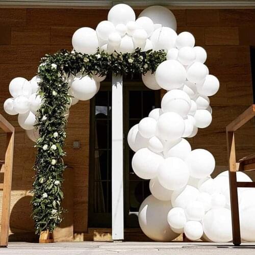 White Latex Balloon Garland Arch Kit Wedding Party Decoration Balloons For Birthday Party Supplies Ballons Decorations Gift