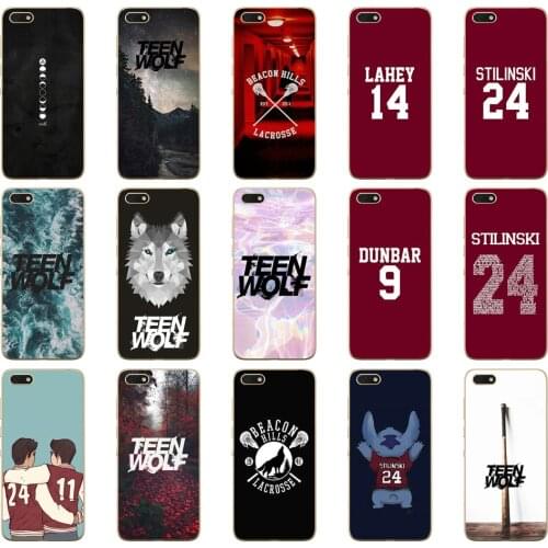 Teen Wolf Stilinski 24 McCALL 11 LAHEY 14 DUNBAR 9 Coque Cover Case for Huawei honor 9 10 Lite 7A 5.45 7a pro 7c 5.7 inch 7x 8x