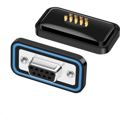 DB9/DB15/DB25 Connector IP68 RS232 485 D-SUB Waterproof Connector 9/15/25 Pin Solder D-type Plug Brass Gold Plating 3U