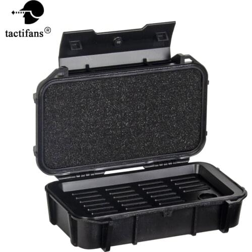 Tactical Double Layer ABS Waterproof Case EDC Storage Box Safety Foam Sealed Equipment Explore Portable Shooting Hunting Kits