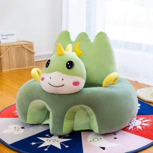 Cartoon Animal Baby Seat Sofa Infant Learning Sitting Chair Plush Support Pillow D0AD