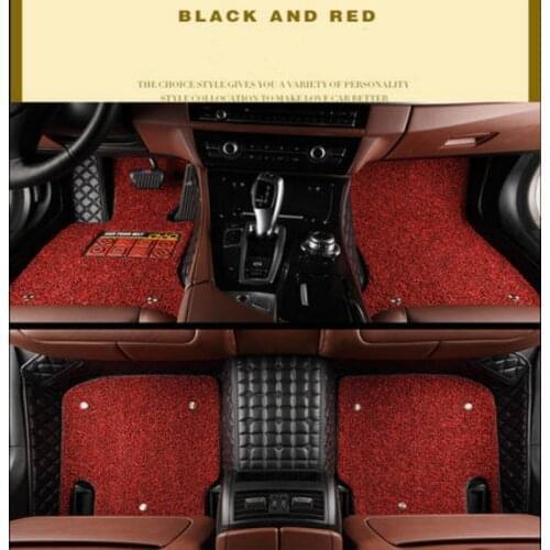 Custom Full Covered Waterproof Wire Loop Carpets Durable Car Floor Mats For Mercedes Benz A B C CL CLK CLA CLS E GL GLK ML S R