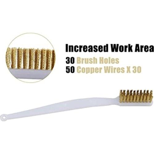 Durable 3D Printer Cleaner Tool Copper Wire Toothbrush Hot Bed Cleaning Parts 3D Printer Parts & Accessories