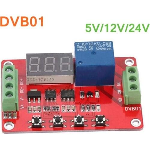 DC 5V 12V 24V DVB01 Voltage Comparator Measuring Charge Discharge Autosave Overvoltage Undervoltage Overload Protection Module