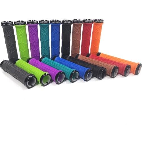 FIFTY-FIFTY Bicycle Grips MTB Cycling BMX Road Mountain Bike Handles Anti-Skid Silica Gel Cycling Handlebar Grip
