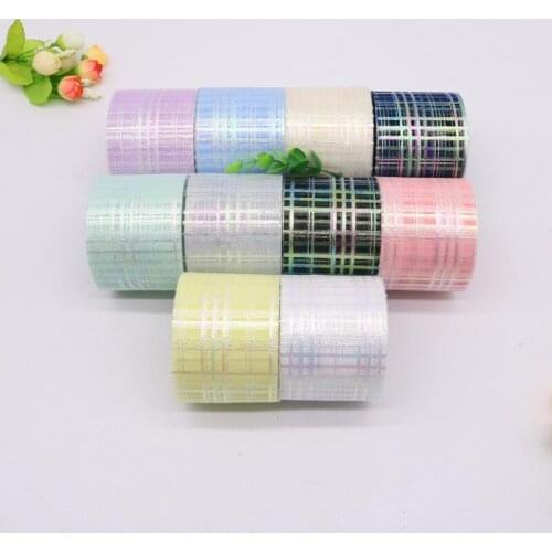 Tulle Roll 6cm 25Yards Shiny Stripe Spool Tutu Skirt Baby Shower Birthday Gift Wrap Ribbon Wedding Decor Party Event Supplies