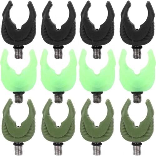 4Pcs/Set Fishing Rod Holder Head Silicone Fishing Rod Mount Holder Telescopic Fishing Rod Support Stand Head Seat Fishing Tools