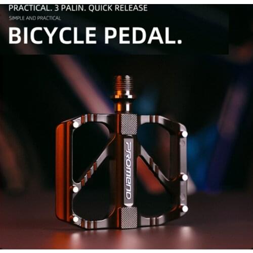 PROMEND Ultralight 3 Bearings Pedal Bicycle Bike Pedal Anti-slip Footboard Bearing Quick Release Aluminum Alloy Bike Accessories
