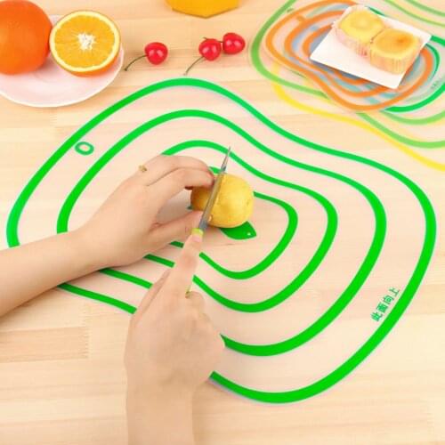 1pcs Kitchen Chopping Blocks Tool Flexible Transparent Cutting Board Kitchen PP Cutting Boards Classification Chopping Board New