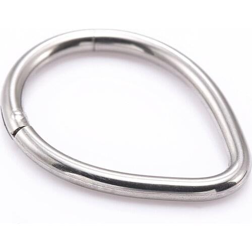 10pcs/lot Free Shipping Drop Seamless Hinged Segment Ring Clicker Ear Cartilage Nose Hoop Septum New 1.2*8/10mm