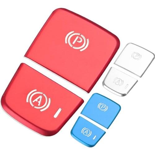 Car Accessories for Volvo Xc40 2017-2020 Electronic Handbrake P Light Button Sequin Protector Car Sticker