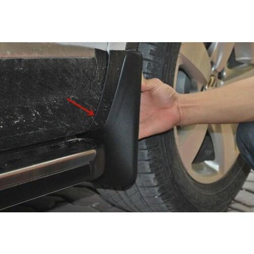 For Volkswagen Tiguan L 2017-2021 High quality Soft plastic Car Fender Mud Guard Anti mud Protection car accessories