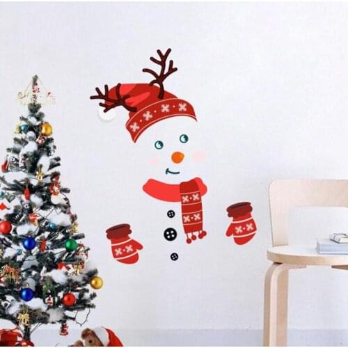 Snowman Refrigerator Magnets Cute Funny Refrigerator Stickers Holiday Christmas Decorations For Fridge Refrigerator Sticker