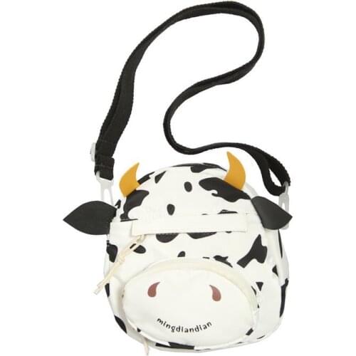 Cute and funny womens shoulder bag personality creative cartoon hit color student messenger bag