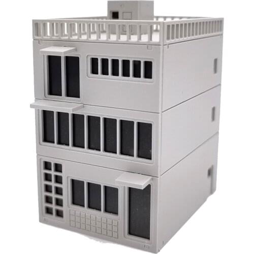 1:150 144 100 72 87 64 50 Scale Simulation Building Assembly Model Decoration Shop City For Diorama Layout