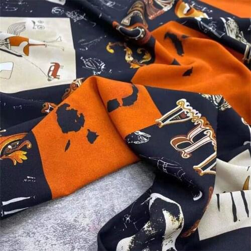 Fashion 18 Mm Stretch Crepe De Chine Silk Shirt Fabric High-end Clothing Custom-made Half Skirt Dress Mulberry Silk Fabric