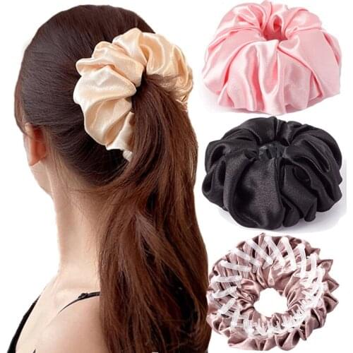 Fashion Solid Women Birds Nest Hair Claw Expanding Large Scrunchies Bow Hair Bun Ponytail Holder Clips Hairpins Hair Accessories