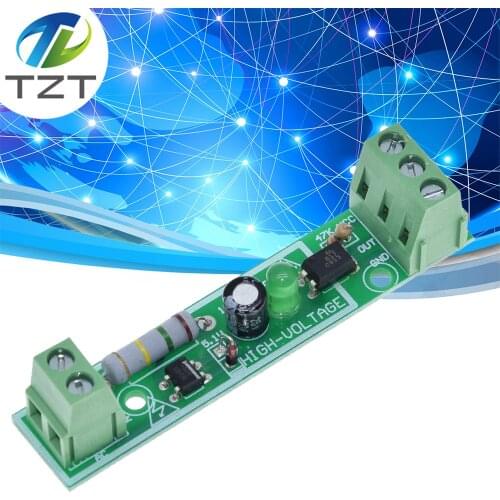 1-Bit AC 220V Optocoupler Isolation Module Voltage Detect Board Adaptive 3-5V For PLC PC817 Isolamento Fotoaccoppiatore Module