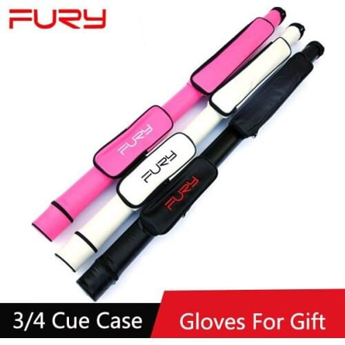 New Brand 3/4 Snooker Cues Case PU 3 4 Billiard Cue Bag Billiards Accessories Black/White/Pink 116cm Length China