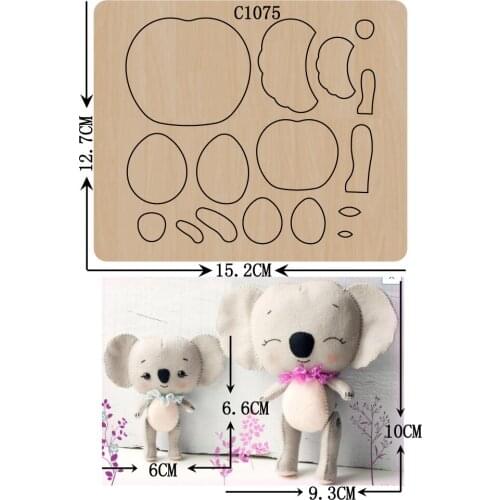 New Cartoon Wooden die Scrapbooking C-1075 Cutting Dies Multiple sizes