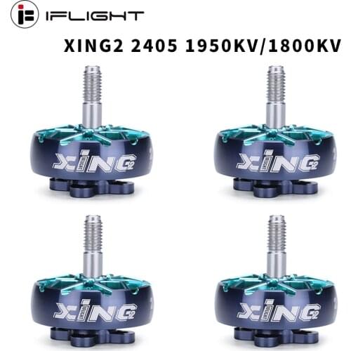 IFlight XING2 2405 1950KV/1800KV 4-6S FPV Unibell Motor W/ 5mm Titanium Alloy shaft Compatible 5inch Propeller for FPV Drone