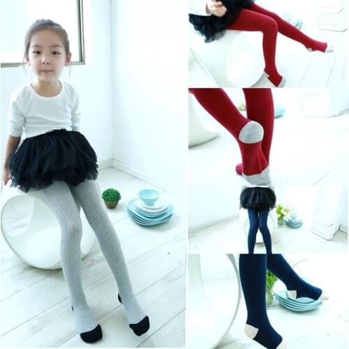 Autumn Spring Baby Girls Pantyhose Ballet Dance Clothes Girl Underpants 100% Cotton Children Pantynose Bottom Leggings Soft