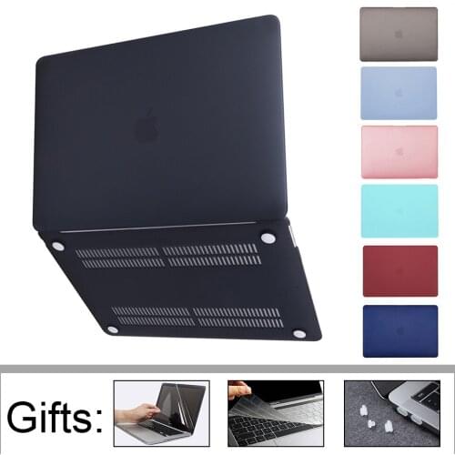 Sanmubaba For Macbook Air Pro Retina 11 12 13 15 16 Laptop Case Touch Bar 2020 Crystal/Matte Plastic Hard Shell Laptop Sleeve