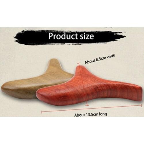 Massager Triangle Trigeminal Fragrant Wood Reflexology Tool SPA Therapy Body Neck Relax Blood Circulation Wooden Massager