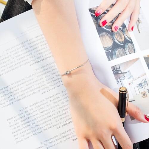 GorGor Women Bracelts Lobster Buckle Stainless Steel Chains Creative Simeple Design Ladies Fashion Hand Accessories 1036