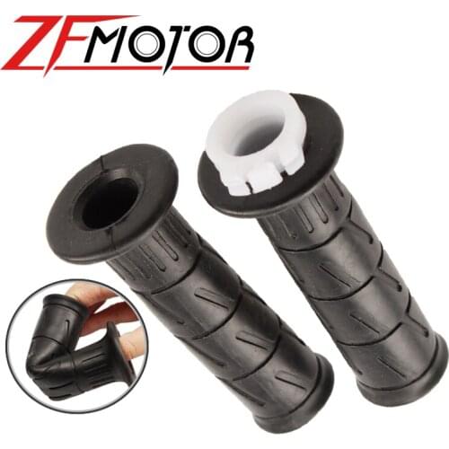1 Set 7/8" 22mm Handle Hand Grips Motorcycle Handlebar Grip Rubber Gel Sleeve For Kawasaki Z750 Z800 Z1000 ZX-6R ZX-10R ZX-14R