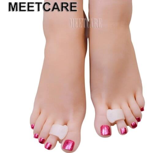 1 Pair Toe Separator Hallux Valgus Bunion Corrector Foot Care Orthopedic Silicone Gel Insoles For Toe Protector Feet Pad Tools