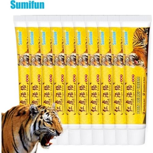 10Pcs Sumifun Red Tiger Balm Pain Relief Ointment Lumbar Rheumatoid Neck Shoulder Muscle Neuralgia Acid Joint Arthritis Cream