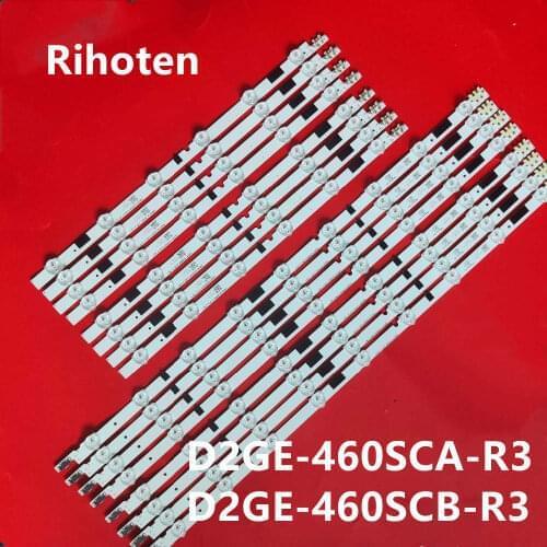 16pcs/set LED backlight strip for Samsung TV UE46F5000AWXZG UE46F6400AW 2013SVS46F R6 L9 D2GE-460SCA-R3 D2GE-460SCB-R3