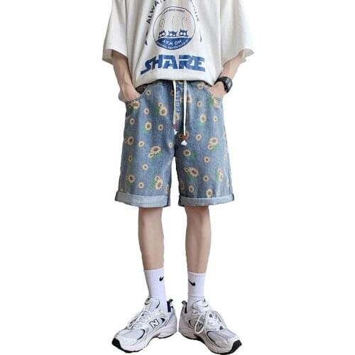 2021 Summer Mens Harem Casual Male Cotton Mens Shorts Jogger Multi-pocket Beach Fashion Loose Shorts Fashion Jeans Shorts S-2XL