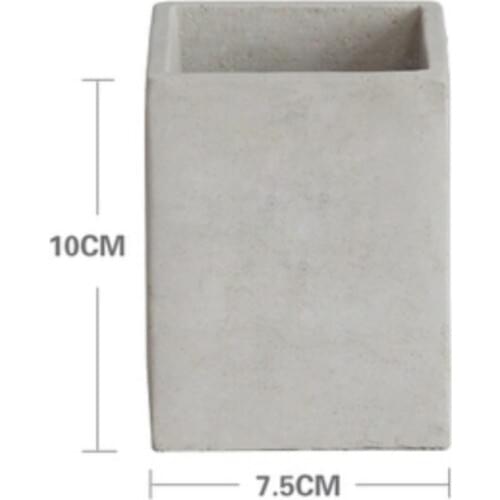 3d Concrete Planter Molds Square Cube Silicone Cement Mold for Flower Pot Desktop Decorating Flowerpot Vase Mould