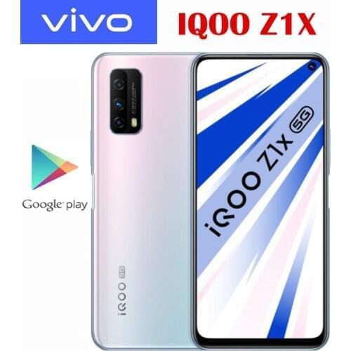 Official New Original IQOO Z1X 5G Mobile Phone Snapdragon 765G 5000mAh Battery 33W Dash Charge 48.0MP Camera 120Hz Racing Screen