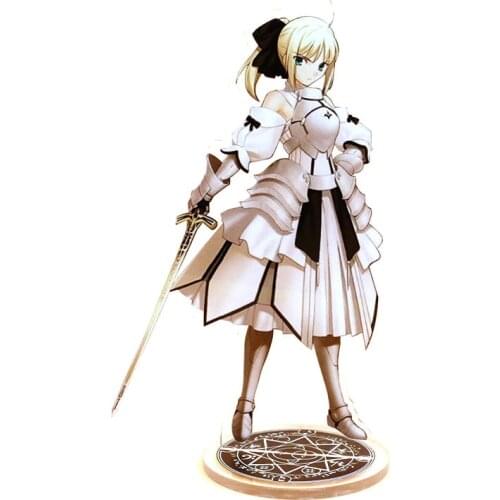 Fate Stay Night Anime Toy Double Sided Plastic Action Figures Toy High Quality Collection Model Toys 21cm