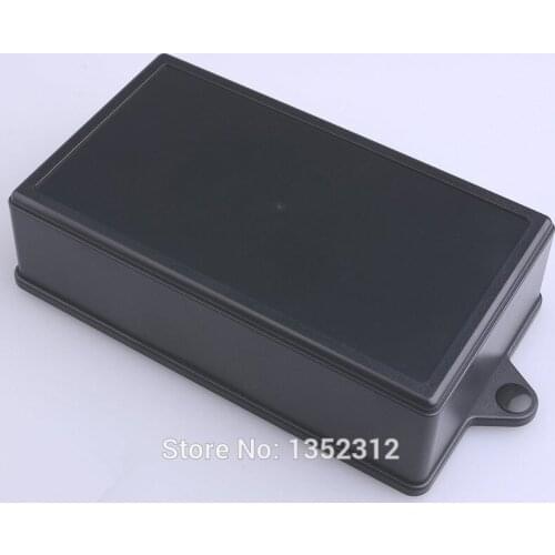 Free shipping 145*85*40mm one pcs wall-mounted junction box plastic electronic housings belt ears project instrument box