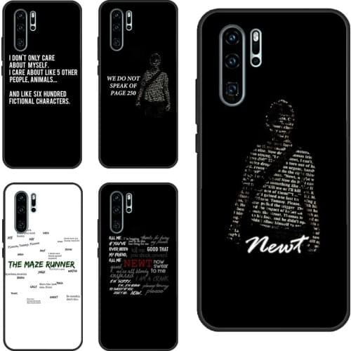 The Maze Runner Qoutes For Huawei P20 P40 Lite P30 Pro Nova 5T P Smart 2021 Case For Honor 10X Lite 8X 10i 20