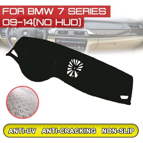 For BMW 7 Series 2009 2010 2011 2012 2013-2014 Car Dashboard Mat Anti-dirty Non-slip Dash Cover Mat UV Protection Shade Sticker