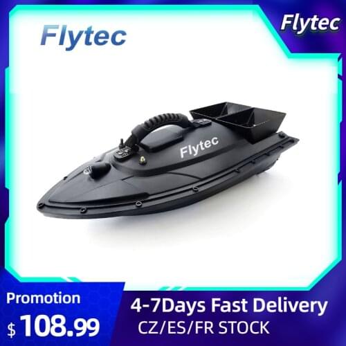 Flytec 2011-5 New Ungrade RC Bait Boat 5.4km/h Fishing Tools Finder 1.5kg Loading 500m Remote Control Fishing Bait Boat RC Boat