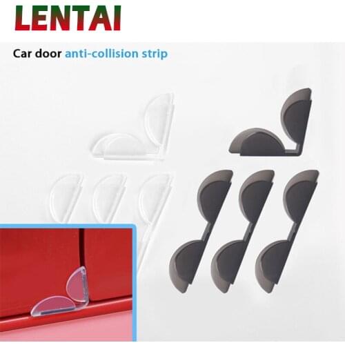 LENTAI For Hyundai solaris i30 tucson 2017 Citroen c4 c5 Mitsubishi asx 1Set Car Door Edge Guard Anti Collision Sticker Strips