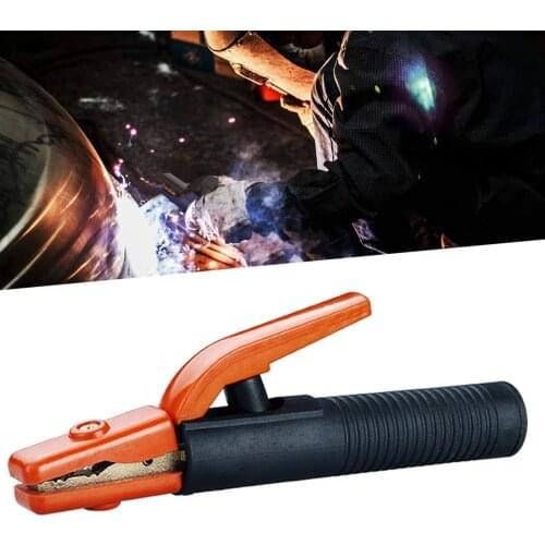 300A Brass Forged Insulated Handle Electrode Holder Welding Clamp Welding Tools Electric Welding Soldering Machine Parts